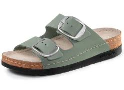 Sale ELENA EDEN Pantolette aus Nubukleder MINT