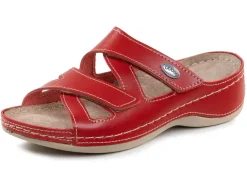 Hot ELENA EDEN Pantolette aus Nappaleder ROT
