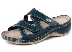 Clearance ELENA EDEN Pantolette aus Nappaleder MARINE