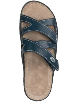 Clearance ELENA EDEN Pantolette aus Nappaleder MARINE