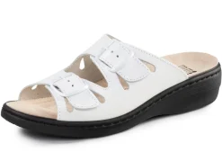 Hot ELENA EDEN Pantolette aus Nappaleder WEISS