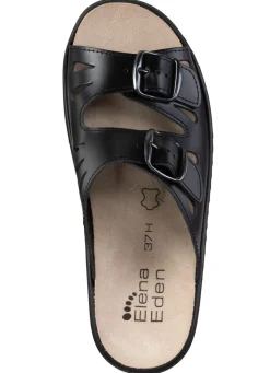 Sale ELENA EDEN Pantolette aus Nappaleder SCHWARZ
