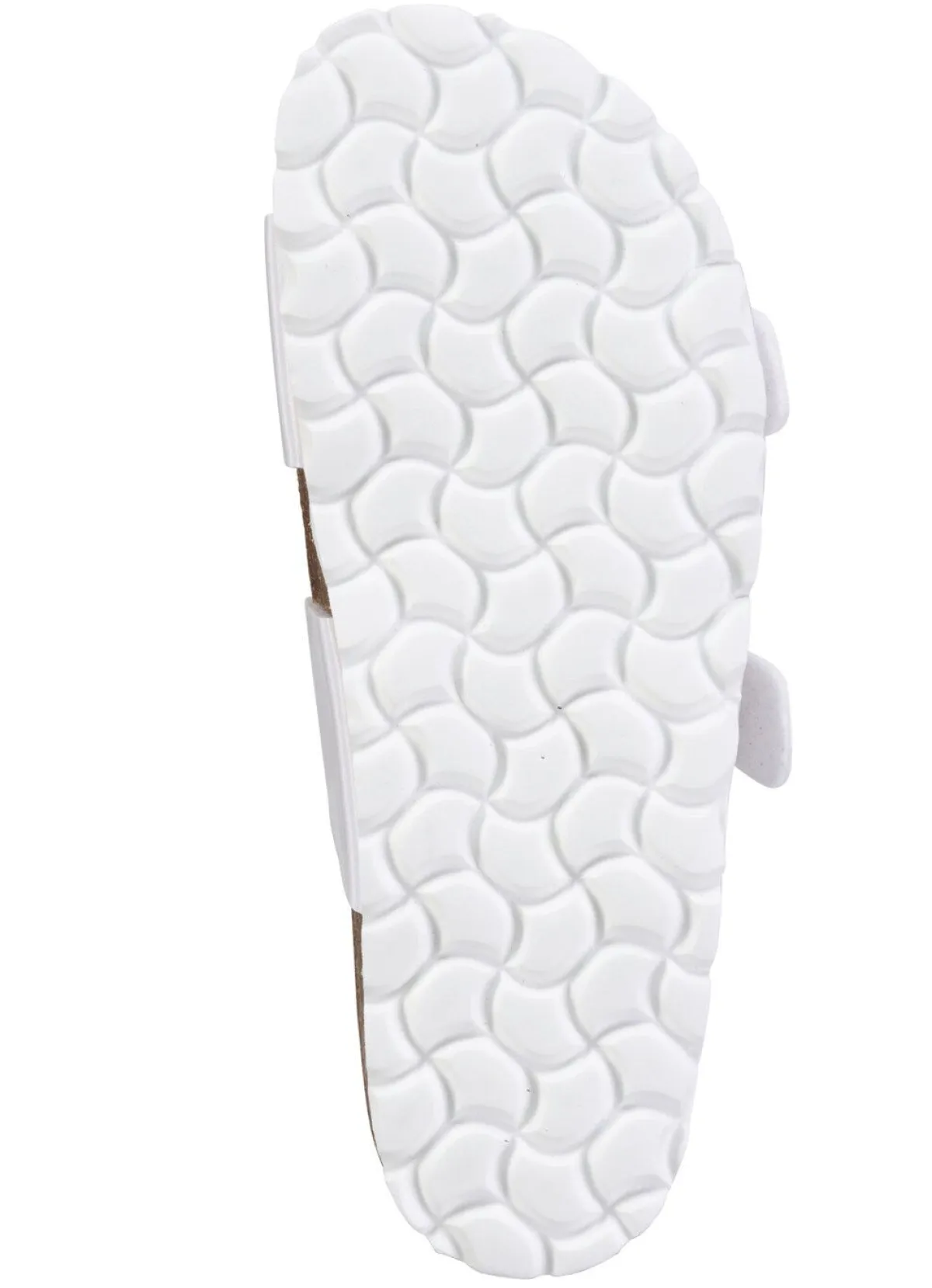 New ELENA EDEN Pantolette mit Glitzersteinchen verzierten Schließen WEISS