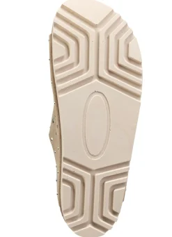 Clearance ELENA EDEN Pantolette mit angesagtem Nietenbesatz BEIGE