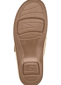 New ELENA EDEN Pantolette mit Wörishofer Kork-Lederfußbett ECRU