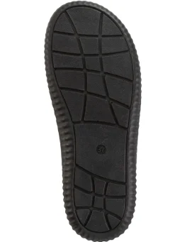 Discount ELENA EDEN Pantolette mit teilweise schimmerndem Zebra-Druck SCHWARZ