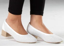 Sale BADER ELENA EDEN Pumps mit luftiger Perforation WEISS