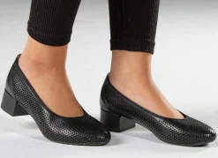 Hot BADER ELENA EDEN Pumps mit luftiger Perforation SCHWARZ