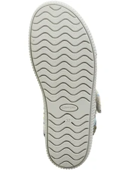 Online ELENA EDEN Sandale aus interessantem Bast-Material BLAU-MULTI