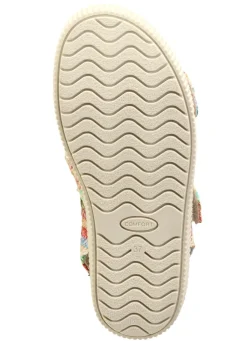 Discount ELENA EDEN Sandale aus interessantem Bast-Material BEIGE-MULTI