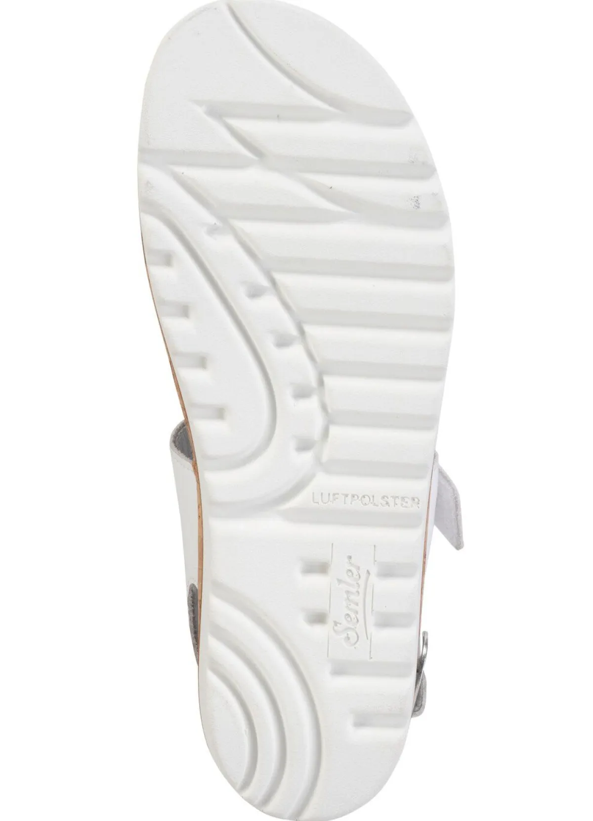 Hot ELENA EDEN Sandale aus Nappaleder WEISS