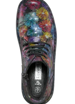 Sale ELENA EDEN , schicke Damen-Boots, Weite G, mit herausnehmbarem Fußbett MULTICOLOR