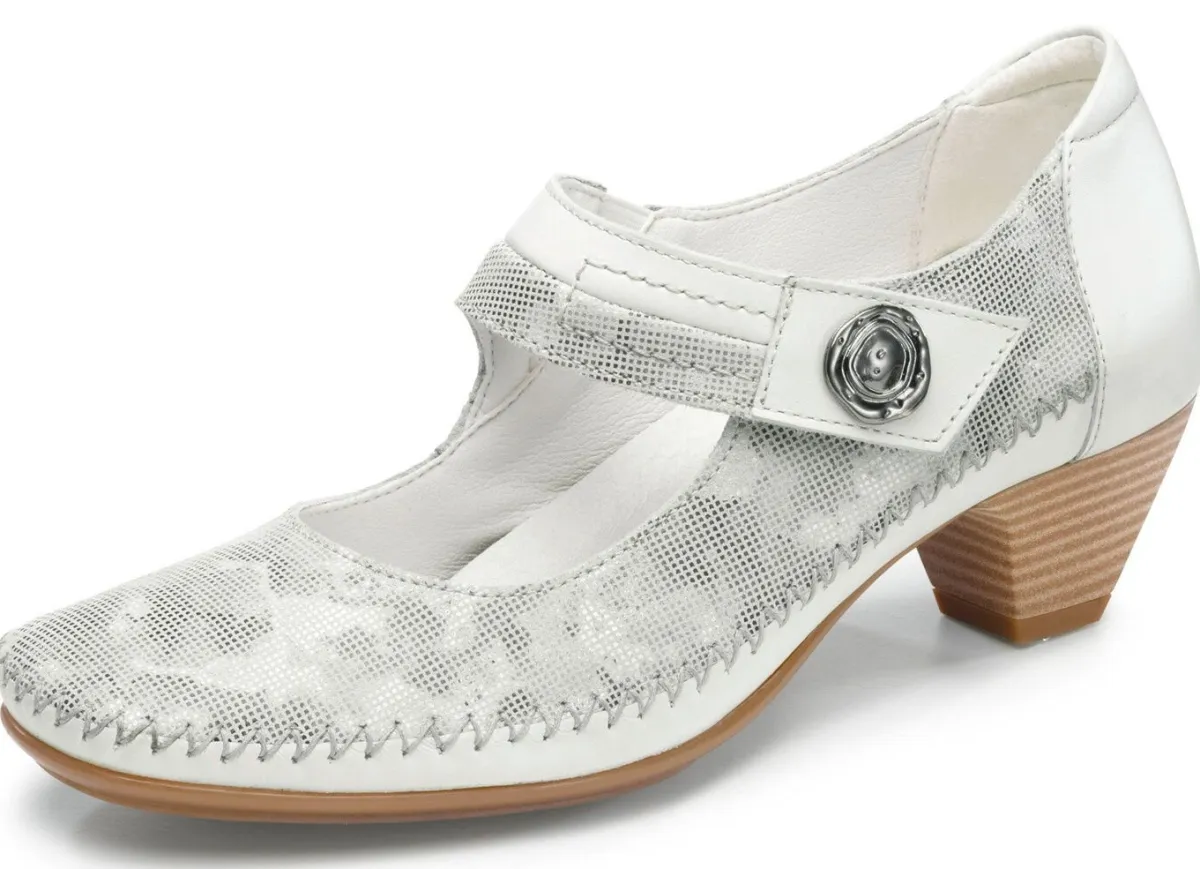 Online ELENA EDEN , schicke Damen-Pumps, Weite G, mit herausnehmbarem Fußbett ECRU