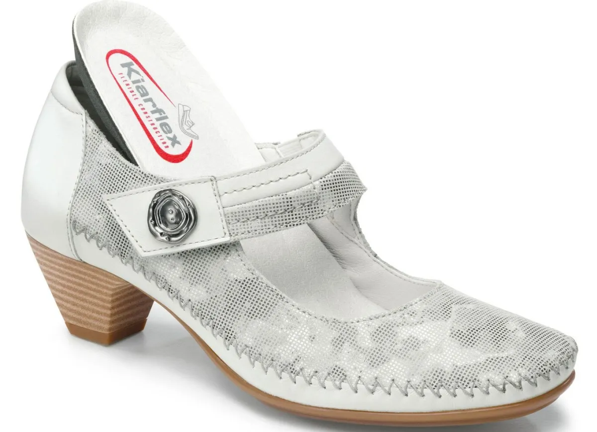 Online ELENA EDEN , schicke Damen-Pumps, Weite G, mit herausnehmbarem Fußbett ECRU