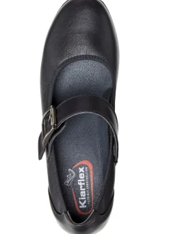 Sale ELENA EDEN , schicke Damen-Pumps, Weite G, mit herausnehmbarem Fußbett SCHWARZ