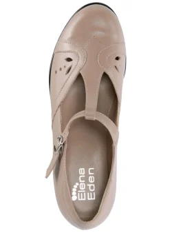 Discount ELENA EDEN , schicke Damen-Pumps, Weite H, aus Leder BEIGE