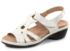 Online ELENA EDEN , schicke Damen-Sandalen, Weite H, mit herausnehmbarem Fußbett ECRU