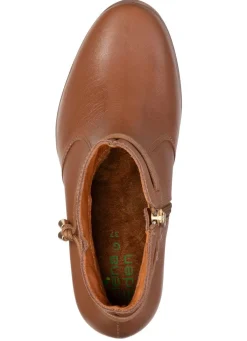 Online ELENA EDEN , schicke Damen-Stiefeletten, Weite G, mit herausnehmbarem Fußbett COGNAC