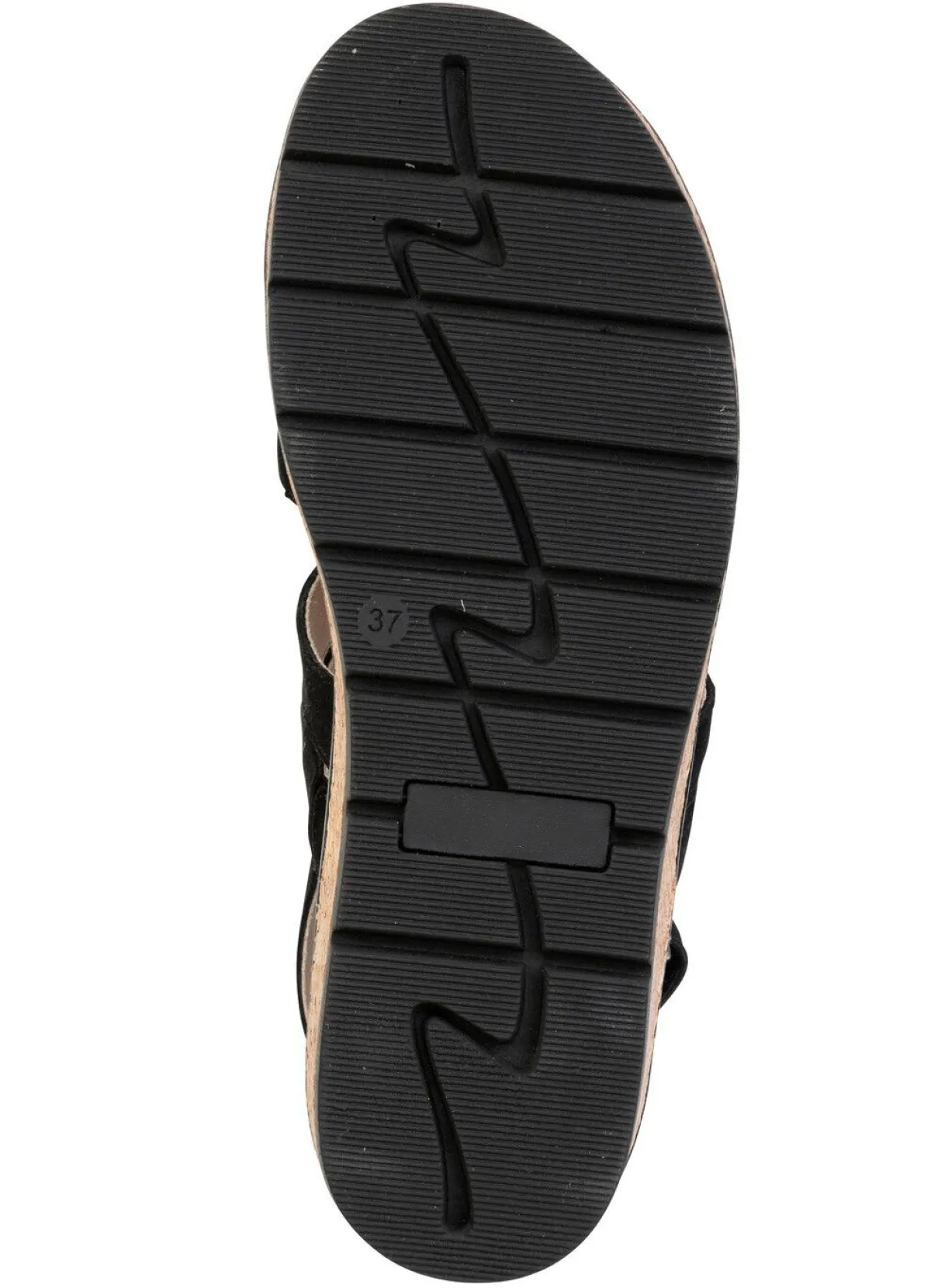 Outlet ELENA EDEN , schicke Damen-Sandalen, Weite G, mit herausnehmbarem Fußbett SCHWARZ
