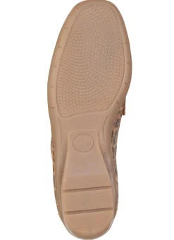 Discount ELENA EDEN , schicke Damen-Slipper, Weite G, mit herausnehmbarem Fußbett BRAUN