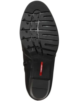 Sale ELENA EDEN , schicke Damen-Stiefeletten, Weite G, mit herausnehmbarem Fußbett SCHWARZ