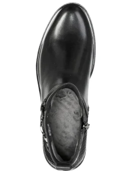 New ELENA EDEN , schicke Damen-Stiefeletten, Winterschuhe, Weite G, mit Reißverschluss SCHWARZ