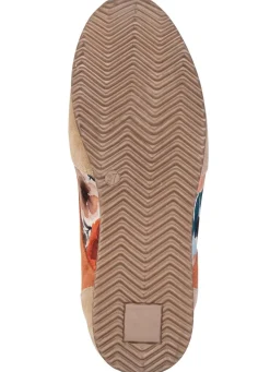 Outlet ELENA EDEN , schicke Damen-Sneaker, Weite G, mit herausnehmbarem Fußbett TAUPE-BUNT