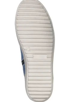 ELENA EDEN Schnür-Bootie aus Nubukleder, mit Leder-Applikation JEANS
