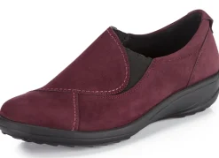 New ELENA EDEN Slipper aus Nubukleder BURGUND