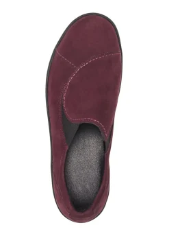 New ELENA EDEN Slipper aus Nubukleder BURGUND