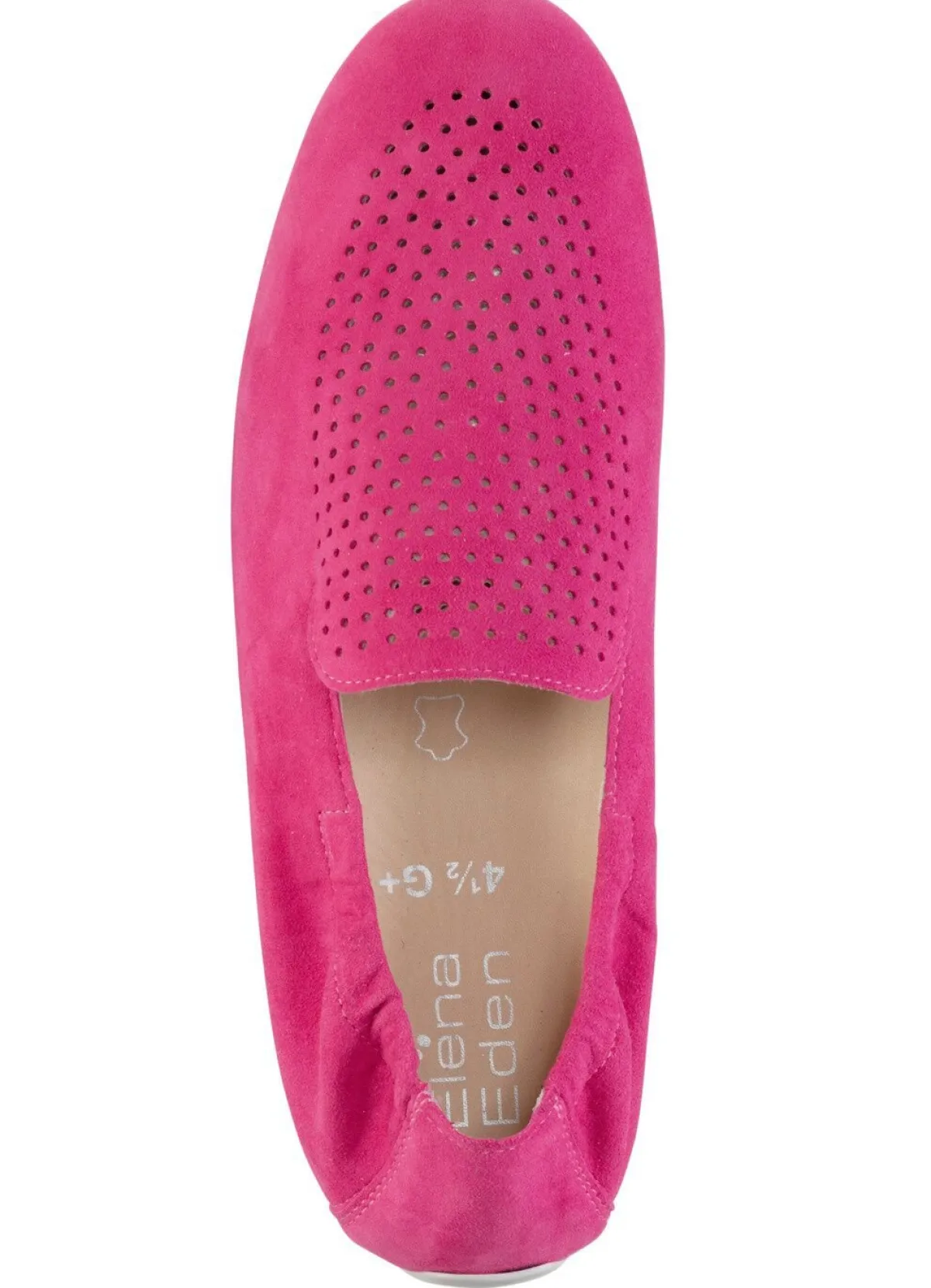 Discount ELENA EDEN Slipper aus weichem Veloursleder mit luftiger Perforation PINK