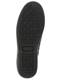 Discount ELENA EDEN Slipper luftig durchbrochen und mit Flechtdurchzug SCHWARZ