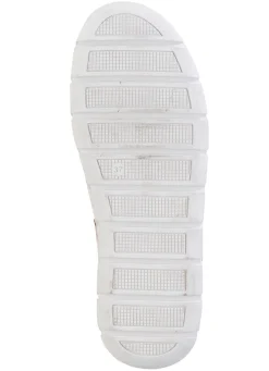 Clearance ELENA EDEN Slipper mit Knitter-Struktur SAND-WEISS