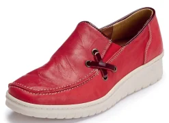 Best ELENA EDEN Slipper mit Knitterstruktur ROT