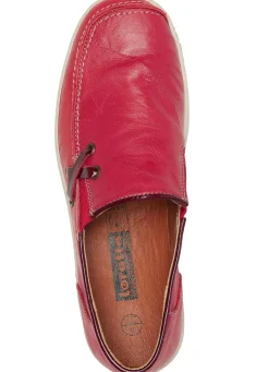Best ELENA EDEN Slipper mit Knitterstruktur ROT