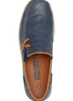 Outlet ELENA EDEN Slipper mit Knitterstruktur JEANS