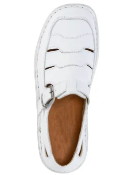 Clearance ELENA EDEN Slipper mit luftigen Durchbrüchen WEISS