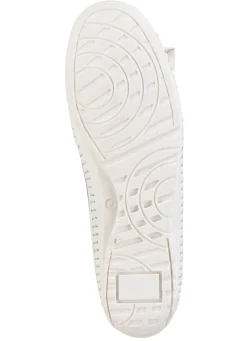 Hot ELENA EDEN Slipper mit seitlichen Gummizügen WEISS