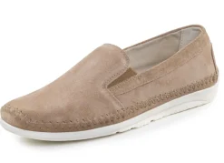 Sale ELENA EDEN Slipper mit seitlichen Gummizügen SANDBEIGE