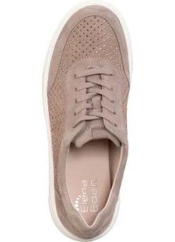 Sale BADER ELENA EDEN Sneaker aus feinem Veloursleder TAUPE