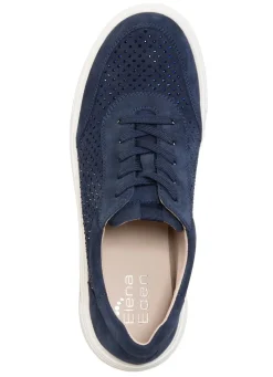 New BADER ELENA EDEN Sneaker aus feinem Veloursleder MARINE