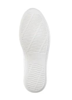 BADER ELENA EDEN Sneaker aus Lackleder mit edlem Metallschmuck WEISS