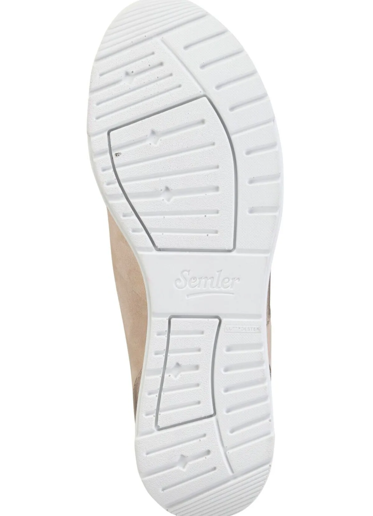 Outlet ELENA EDEN Sneaker aus Nappaleder MATTGOLD-BEIGE