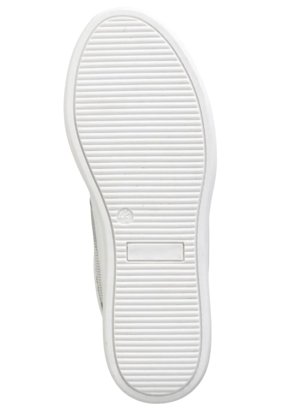 New ELENA EDEN Sneaker aus Nappaleder und luftigem Textil in Netzoptik WEISS-SILBER