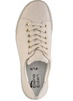 Best ELENA EDEN Sneaker aus Nubukleder ECRU