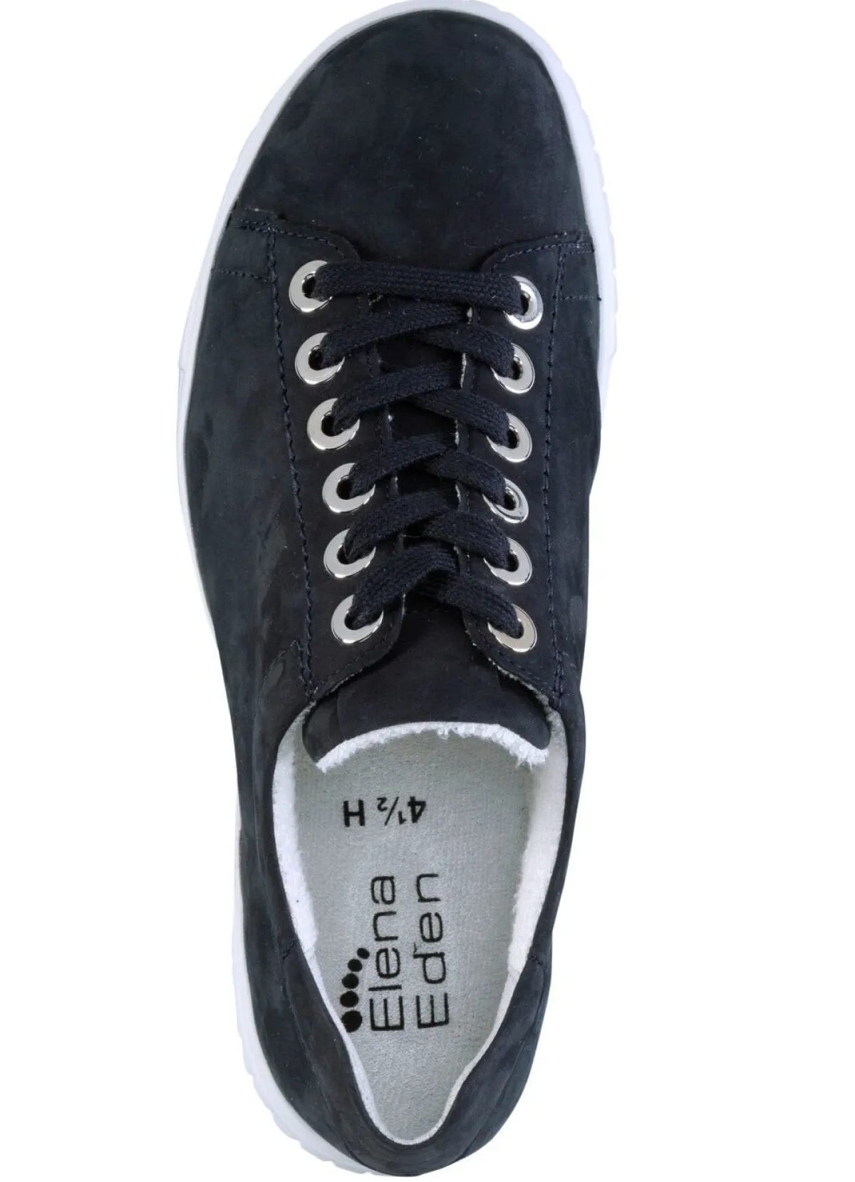 Hot ELENA EDEN Sneaker aus Nubukleder DUNKELBLAU