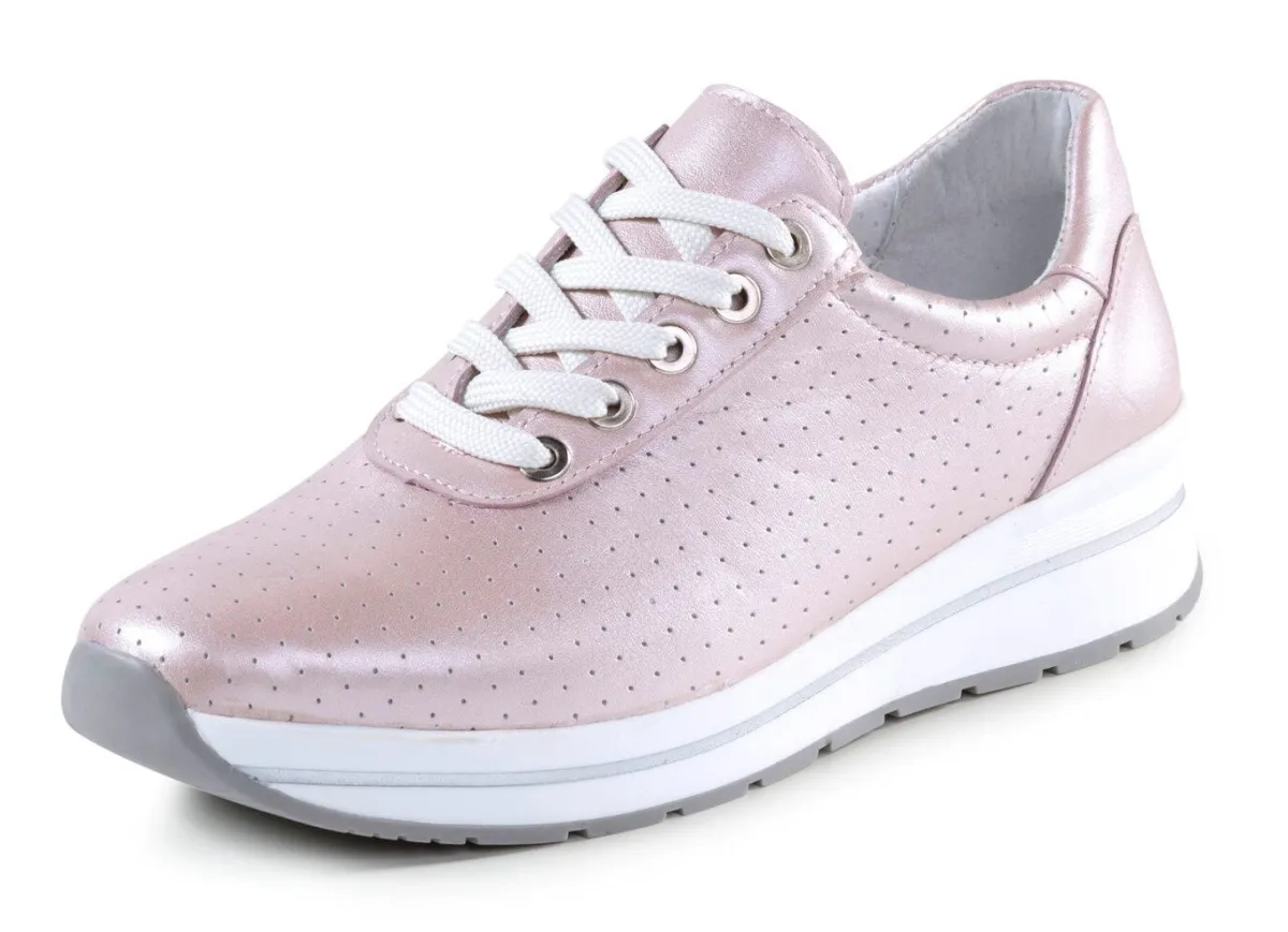 ELENA EDEN Sneaker mit Zierperforation PERLROSÉ