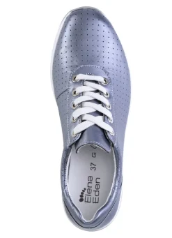 ELENA EDEN Sneaker mit Zierperforation STAHLBLAU