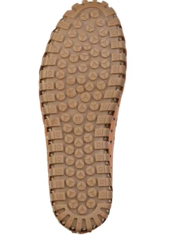Sale ELENA EDEN , sommerliche Damen-Ballerinas, Weite G, mit herausnehmbarem Fußbett COGNAC