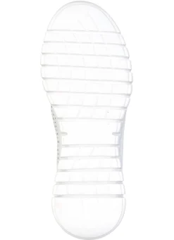 Hot ELENA EDEN , sommerliche Damen-Sneaker, Weite H, mit herausnehmbarem Fußbett WEISS-SILBER